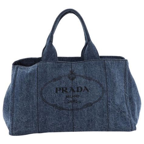 prada denim canapa bag|Prada denim bralette.